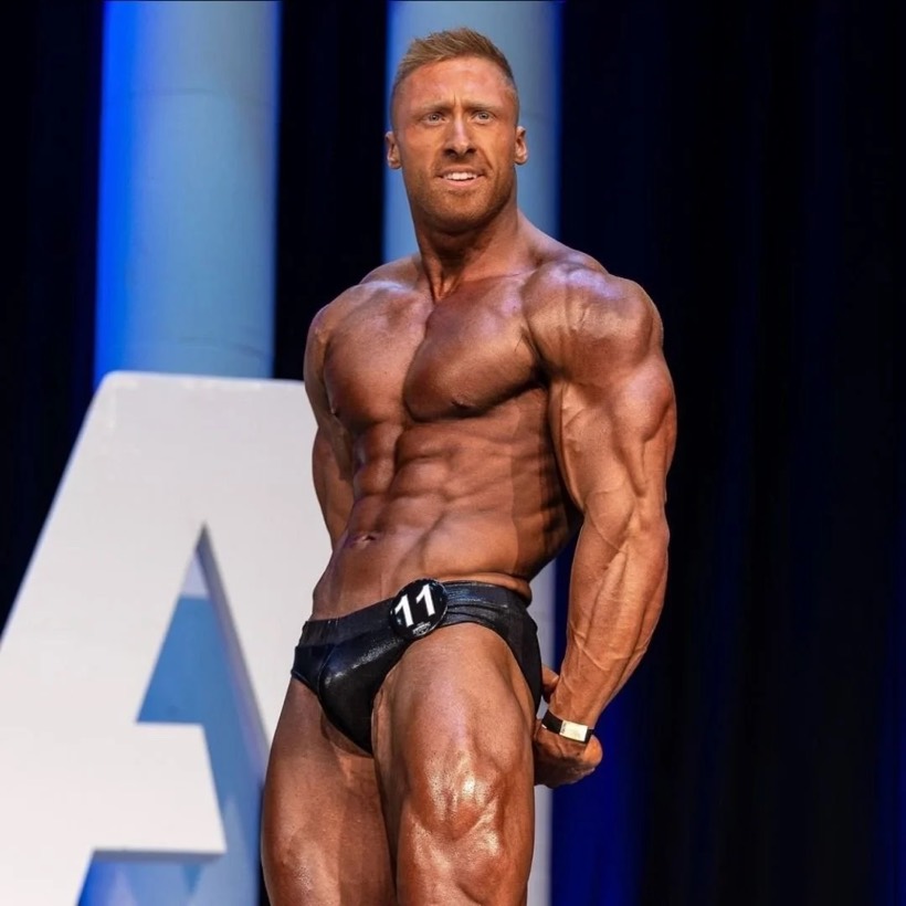 Team CJM competitor on stage
