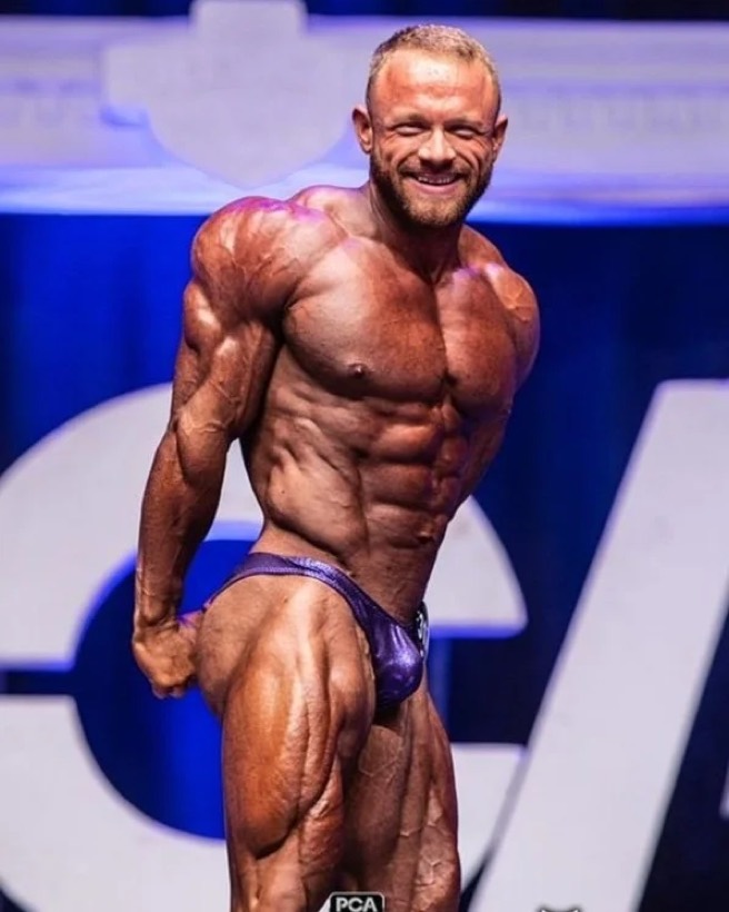 Josh McHale on stage