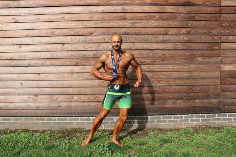 Team CJM competitor on stage